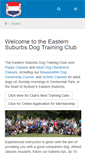 Mobile Screenshot of easternsuburbsdogtraining.org.au
